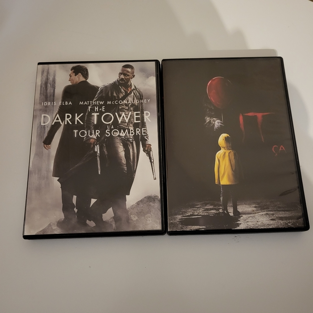 Stephen King Movie Lot It and The Dark Tower on DVD